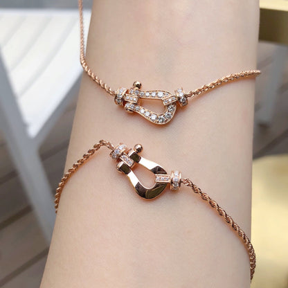 [Liorra]FORCE 10 PINK GOLD DIAMOND NECKLACE