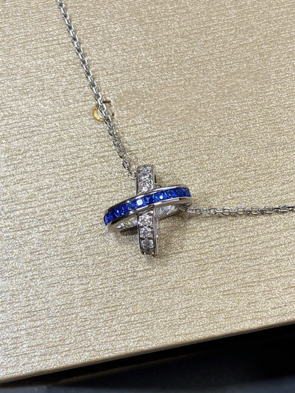 [Liorra]LIENS DIAMOND SILVER NECKLACE