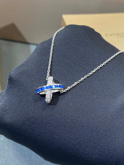[Liorra]LIENS DIAMOND SILVER NECKLACE