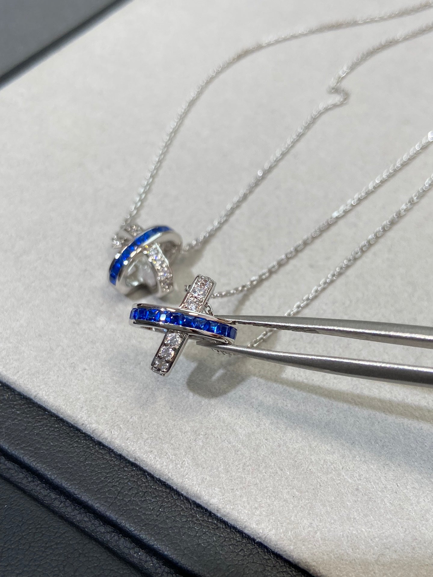[Liorra]LIENS DIAMOND SILVER NECKLACE