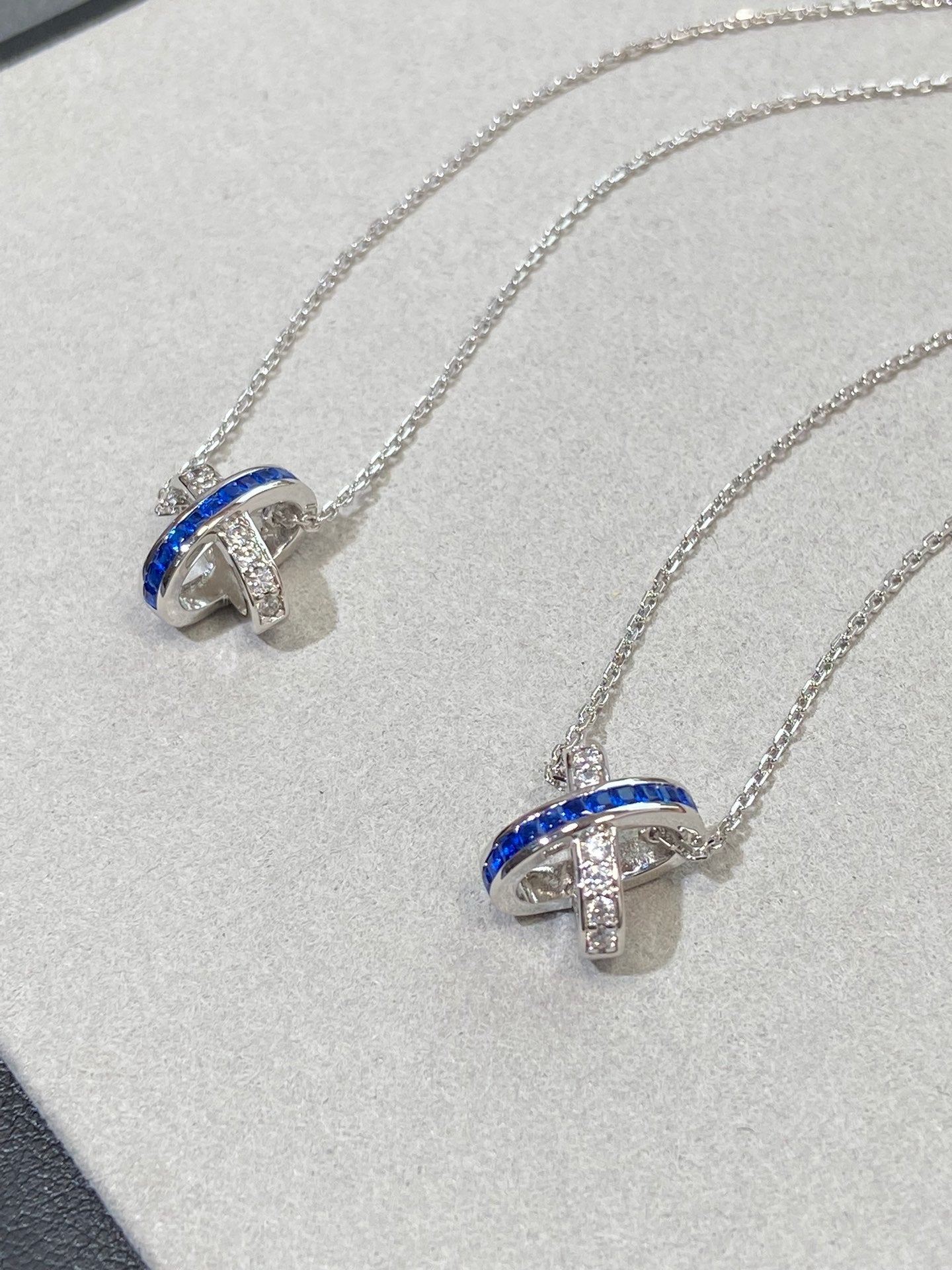 [Liorra]LIENS DIAMOND SILVER NECKLACE