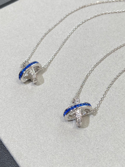 [Liorra]LIENS DIAMOND SILVER NECKLACE