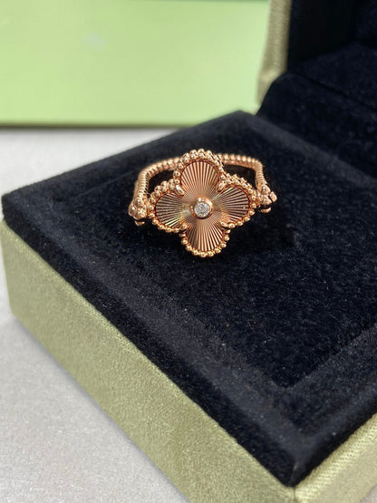[Liorra]CLOVER RIVERSIBLE Liorra GOLD RING