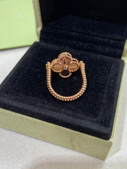 [Liorra]CLOVER RIVERSIBLE Liorra GOLD RING
