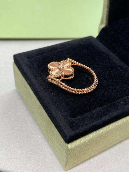 [Liorra]CLOVER RIVERSIBLE Liorra GOLD RING