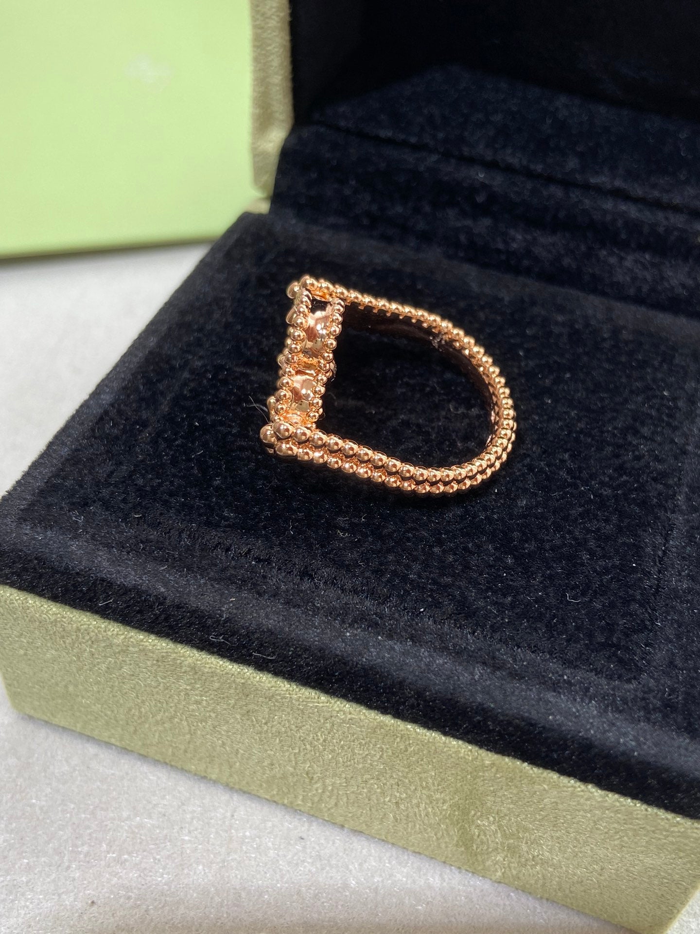 [Liorra]CLOVER RIVERSIBLE Liorra GOLD RING