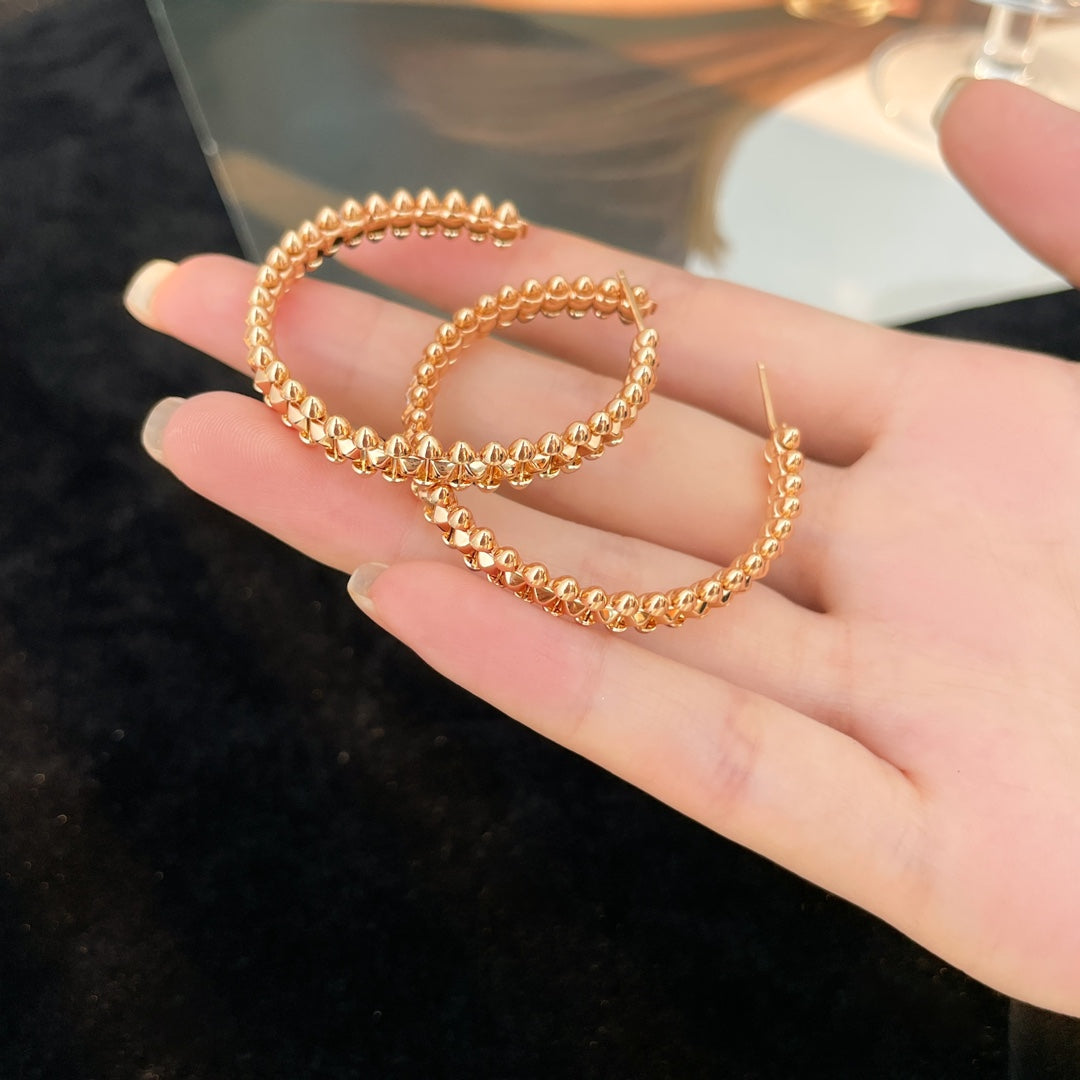 [Liorra]CLASH HOOP EARRINGS