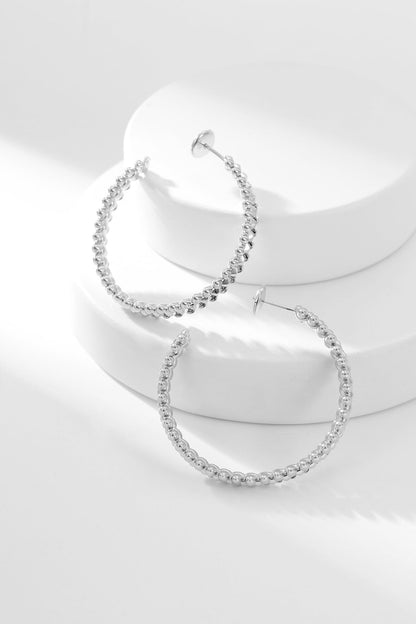 [Liorra]CLASH HOOP EARRINGS