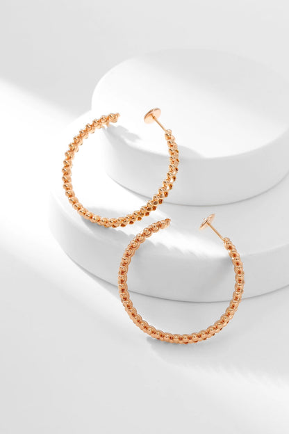 [Liorra]CLASH HOOP EARRINGS
