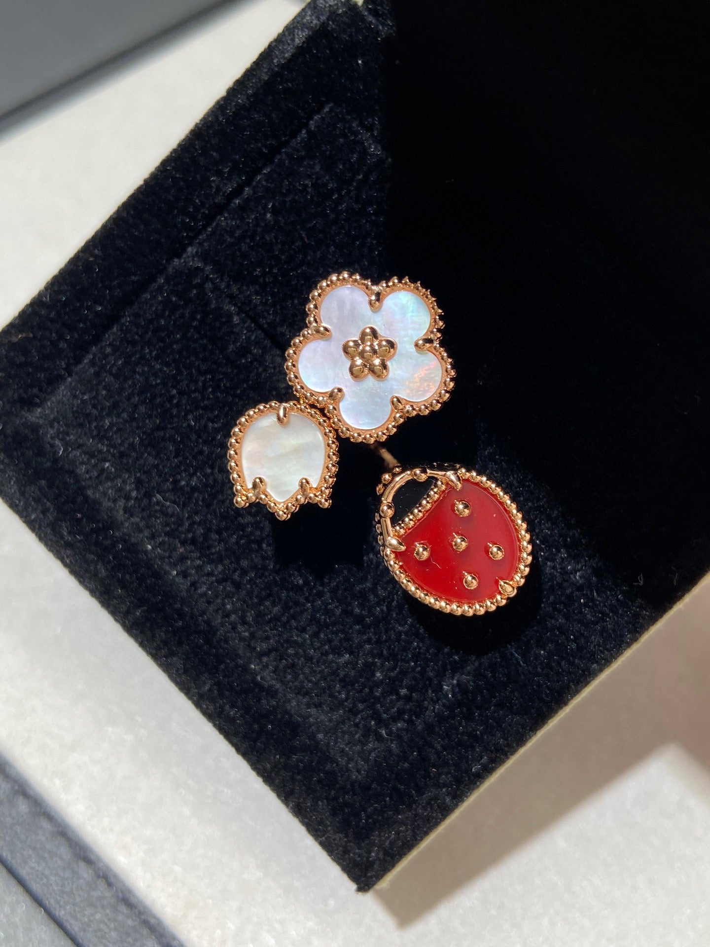 [Liorra]LUCKY 3 MOTIF Liorra GOLD RING