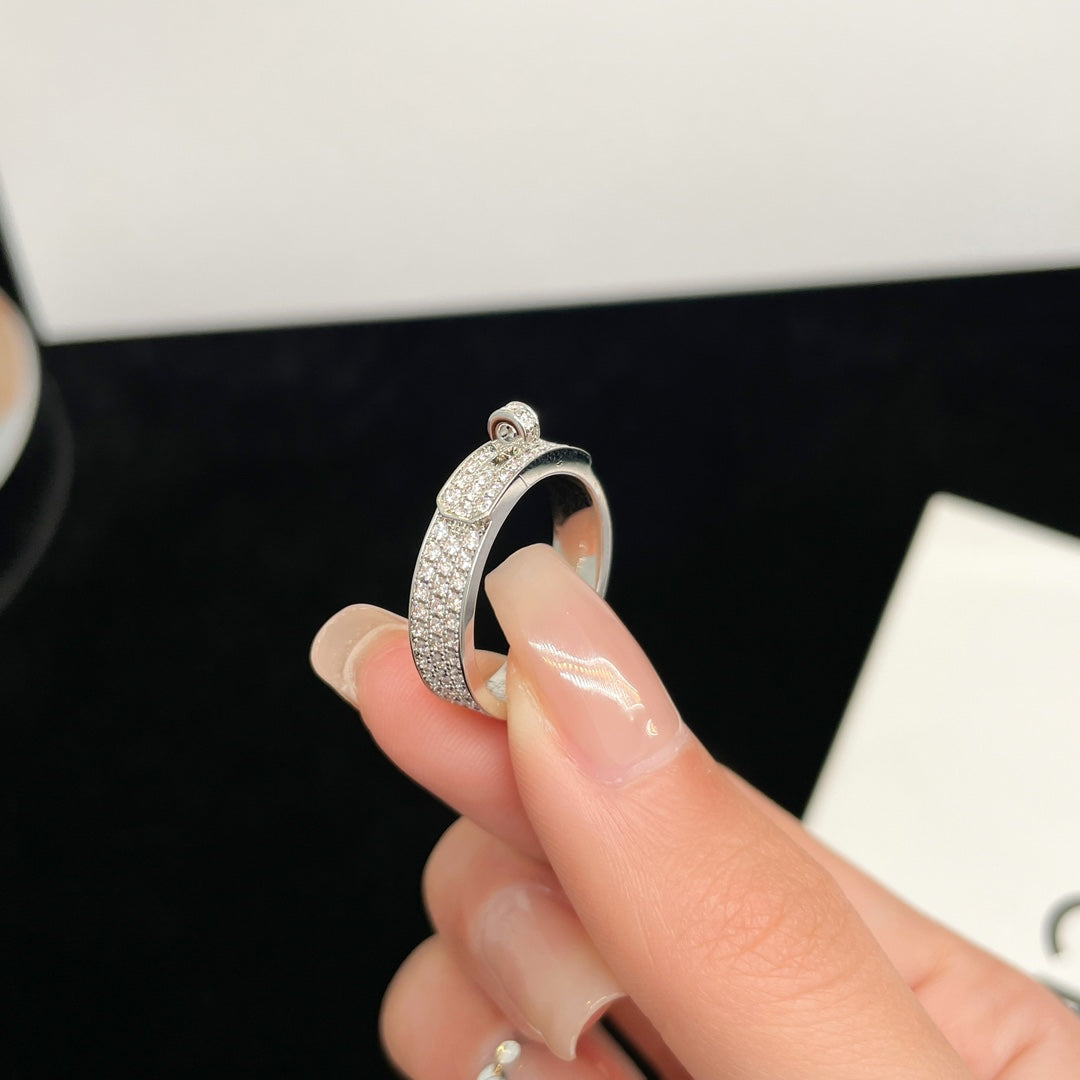 [Liorra]KELLY SILVER DIAMOND RING