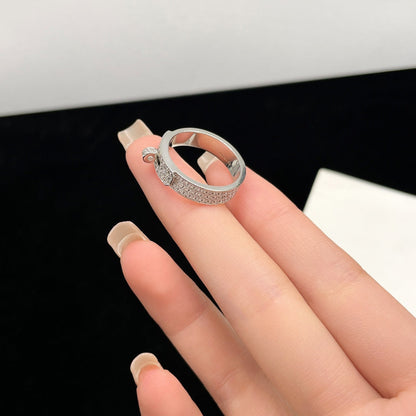 [Liorra]KELLY SILVER DIAMOND RING