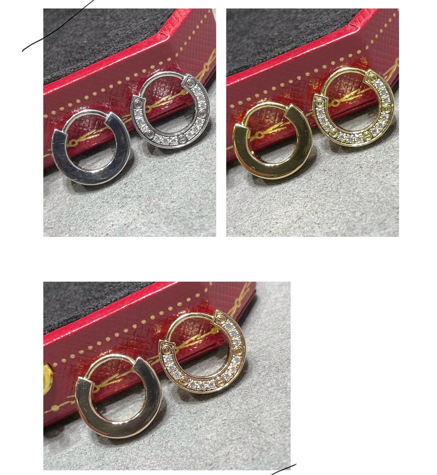 [Liorra]LOVE DIAMOND EARRINGS