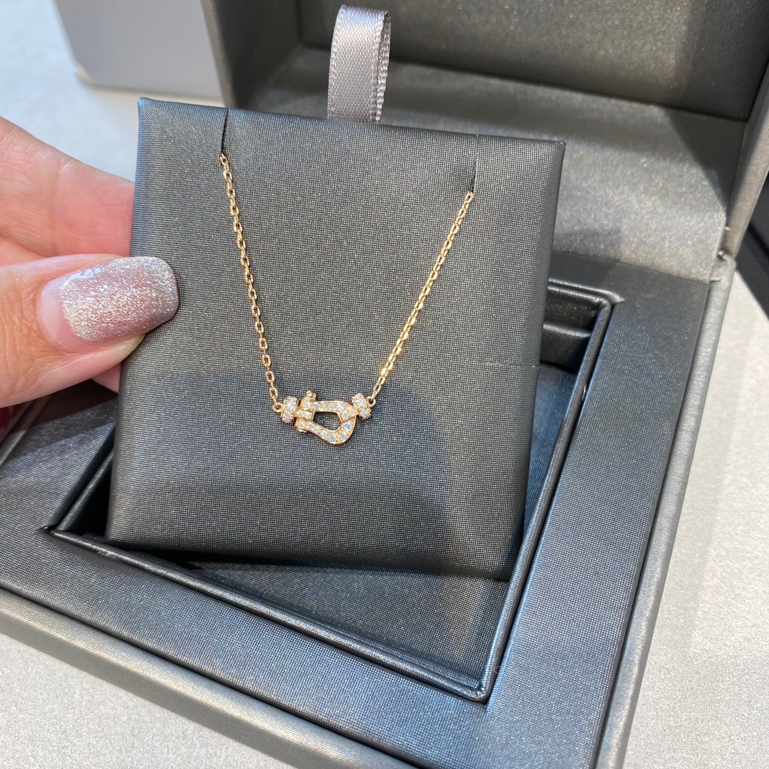 [Liorra]FORCE 10 DIAMOND PINK GOLD NECKLACE MINI MODEL
