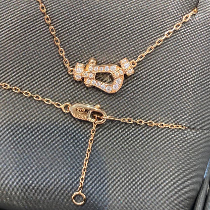 [Liorra]FORCE 10 DIAMOND PINK GOLD NECKLACE MINI MODEL