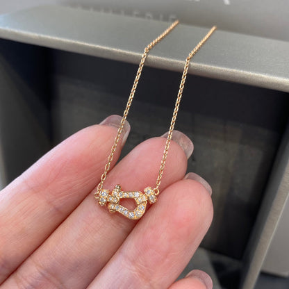[Liorra]FORCE 10 DIAMOND PINK GOLD NECKLACE MINI MODEL