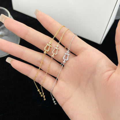 [Liorra]FORCE 10 FULL DIAMOND BUCKLE CHAIN LINK MINI MODEL