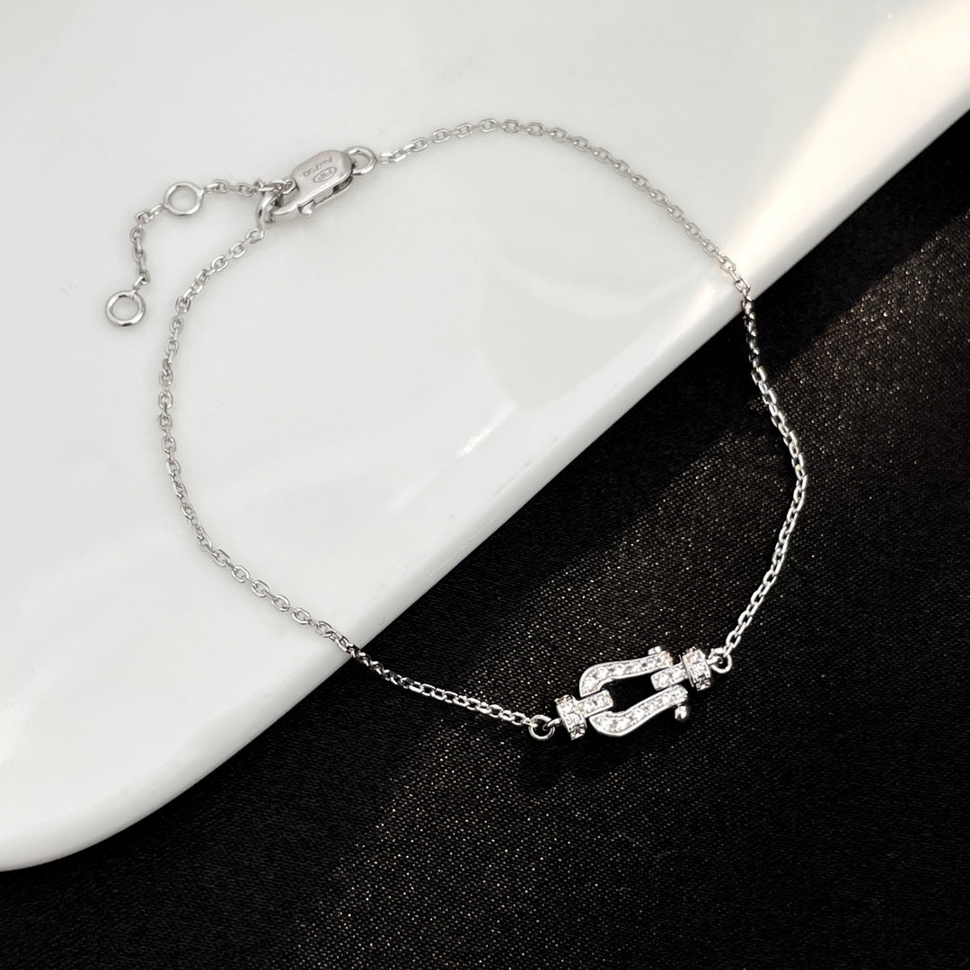 [Liorra]FORCE 10 FULL DIAMOND BUCKLE CHAIN LINK MINI MODEL