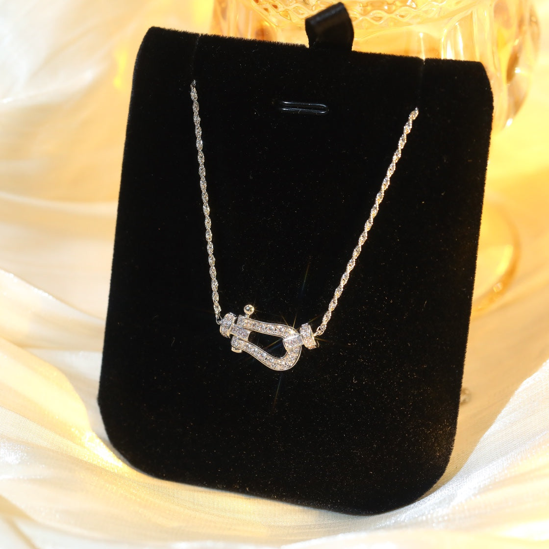 [Liorra]FORCE 10 DIAMOND SILVER NECKLACE MINI MODEL