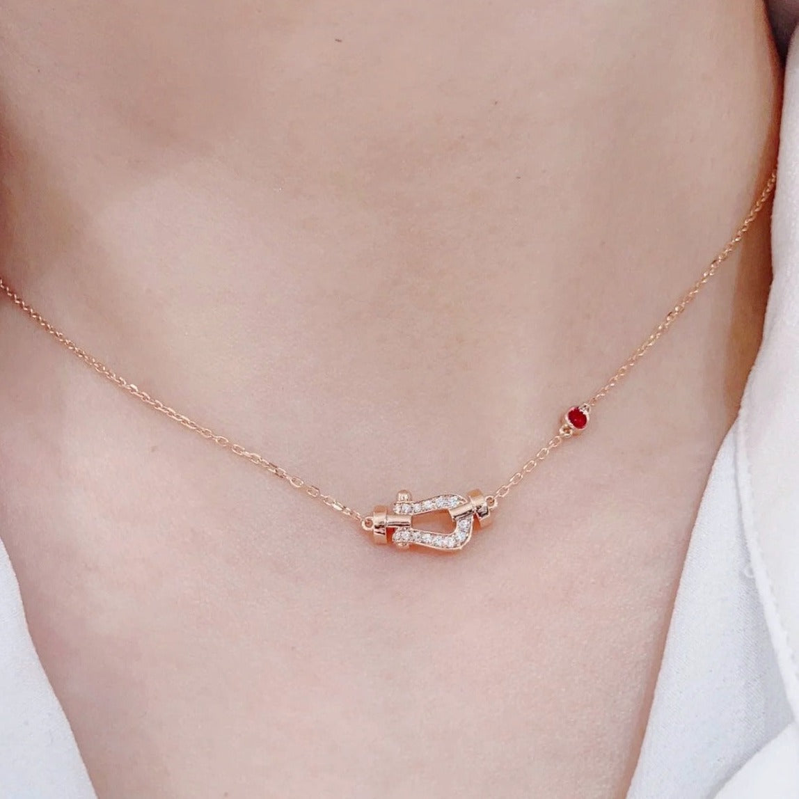 [Liorra]FORCE 10 DIAMOND PINK GOLD NECKLACE