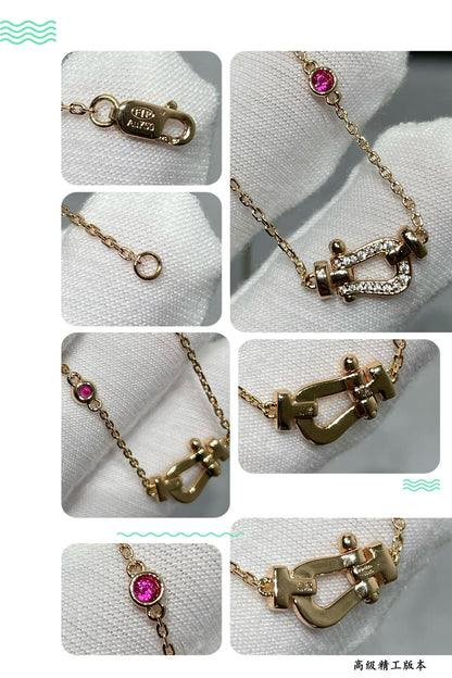[Liorra]FORCE 10 DIAMOND PINK GOLD NECKLACE