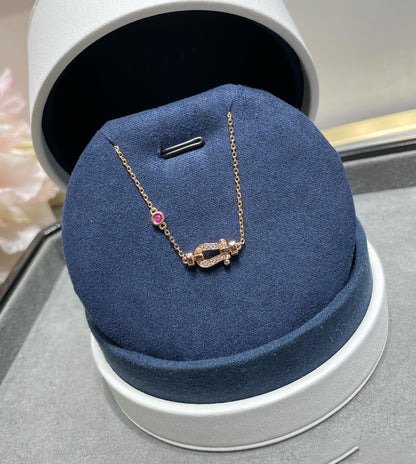 [Liorra]FORCE 10 DIAMOND CHAIN LINK PINK GOLD BRACELET