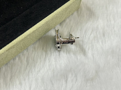 [Liorra]CLOVER PIETERSITE MEDIUM STUD EARRINGS