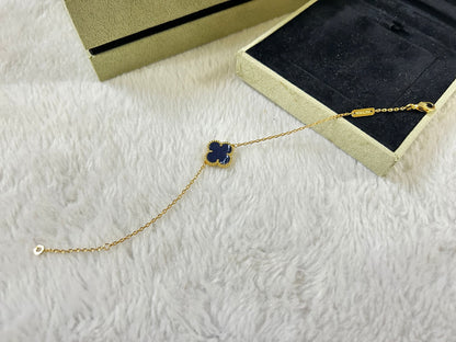 [Liorra]CLOVER 1 MOTIF PIETERSITE BRACELET