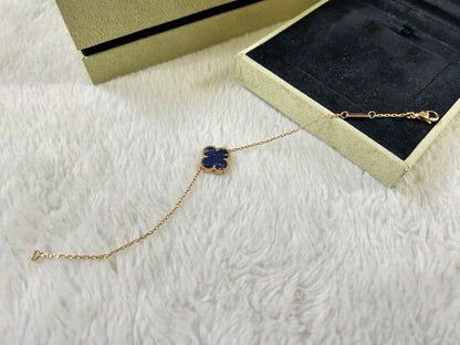 [Liorra]CLOVER 1 MOTIF PIETERSITE BRACELET