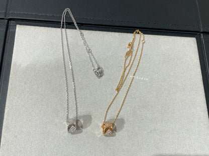 [Liorra]LIENS EVIDENCE DIAMOND PAVED NECKLACE