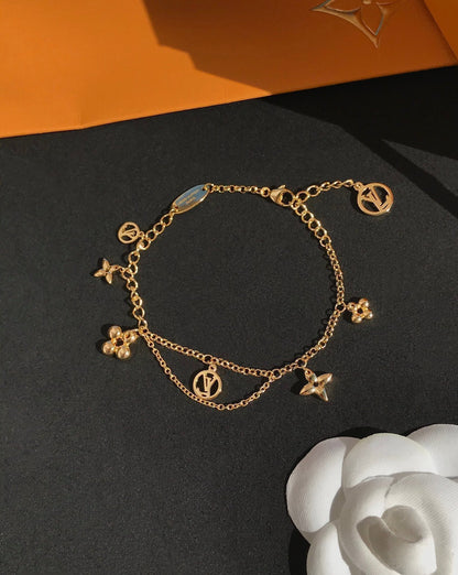 [Liorra]BLOOMING PINK GOLD MOP BRACELET