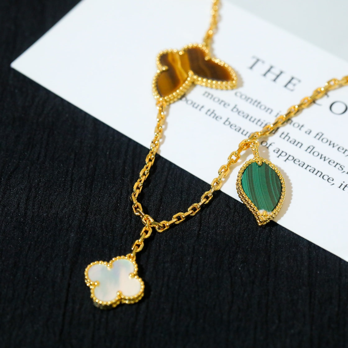 [Liorra]LUCKY SPRING 5 MOTIF GOLD BRACELET