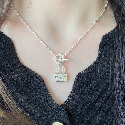 [Liorra]CONSTANCE PEDANT SILVER NECKLACE