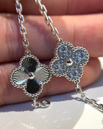 [Liorra] CLOVER 5 MOTIF LASER BRACELET COLLECTION