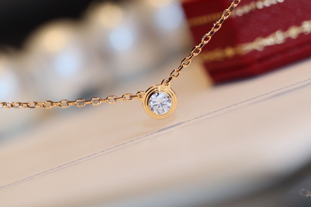 [Liorra]DAMOUR DIAMOND NECKLACE