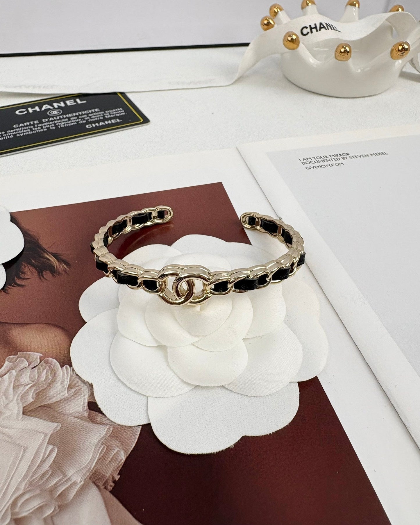 [Liorra]Double C Open Bangle