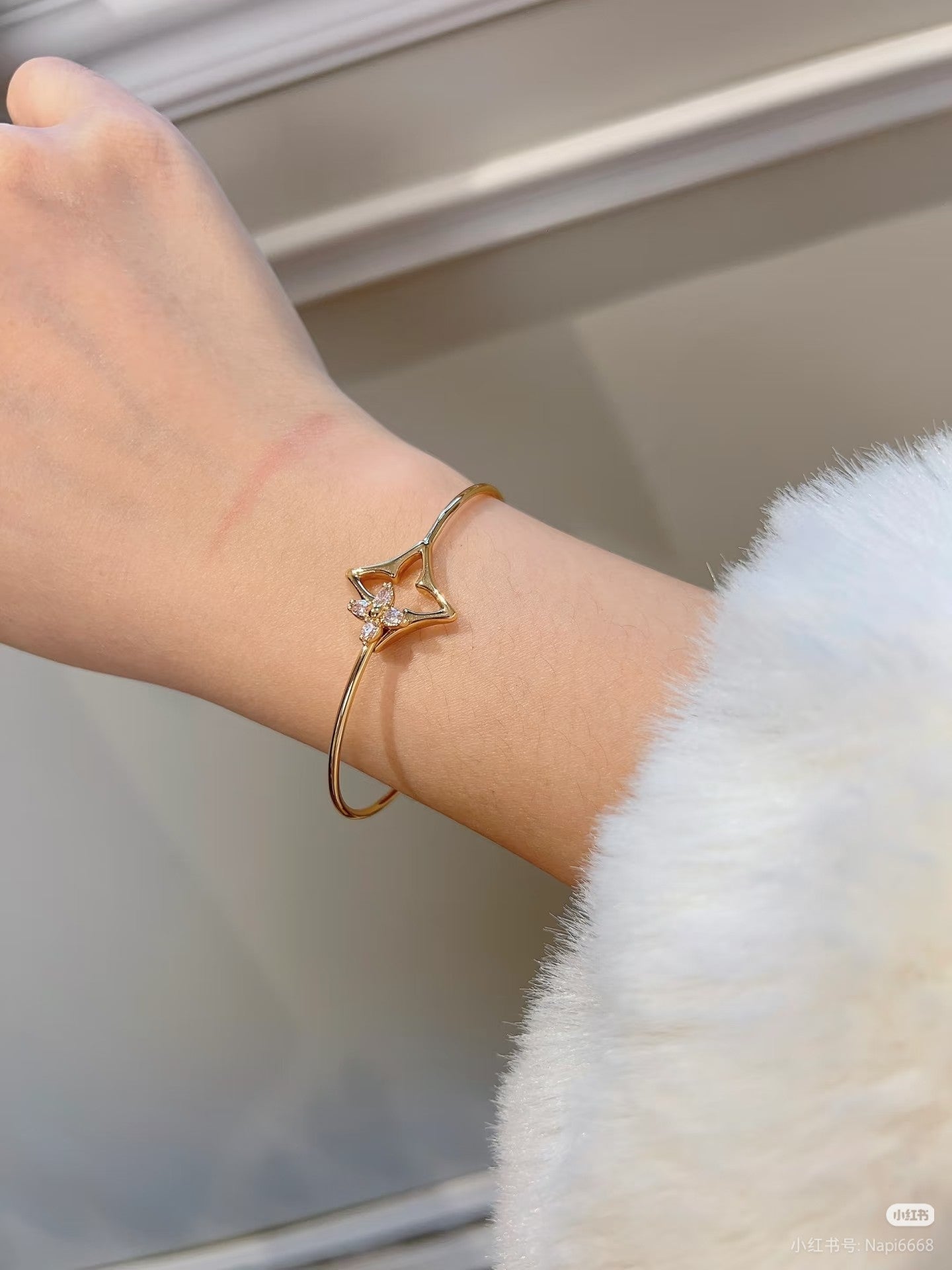 [Liorra]Pink Diamond Bracelet