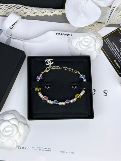[Liorra]Colorful Transparent Resin Bracelet