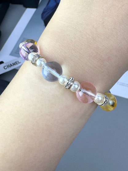 [Liorra]Colorful Transparent Resin Bracelet