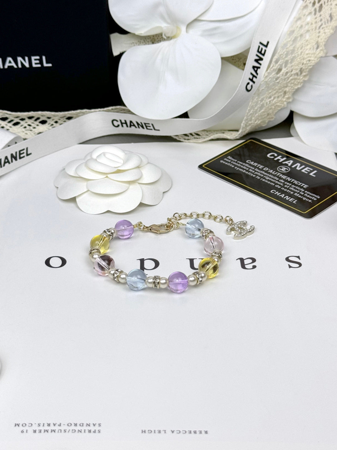 [Liorra]Colorful Transparent Resin Bracelet