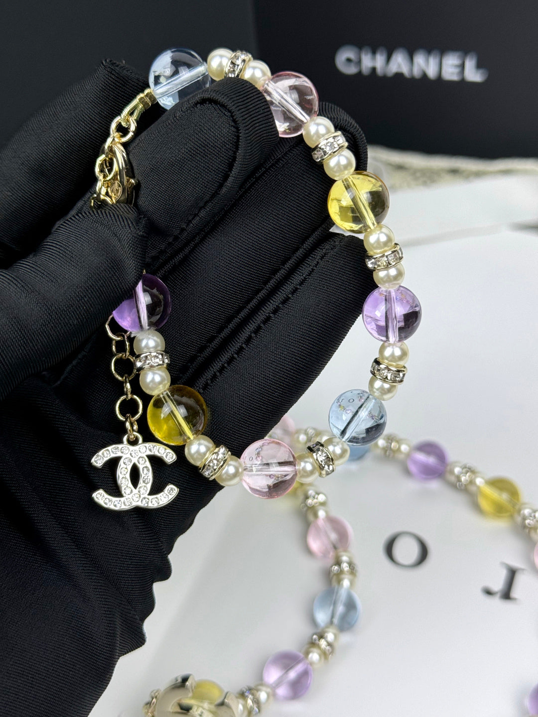 [Liorra]Colorful Transparent Resin Bracelet