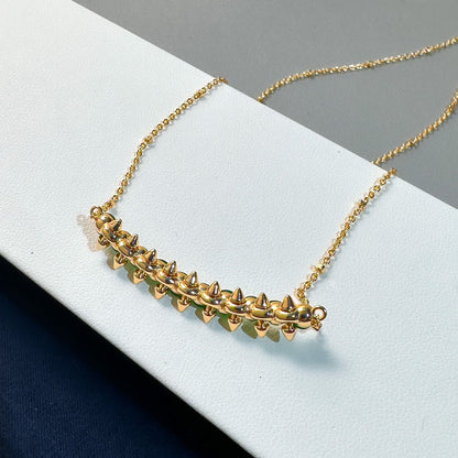 [Liorra]New Arrival: Green Bead Rivet Necklace