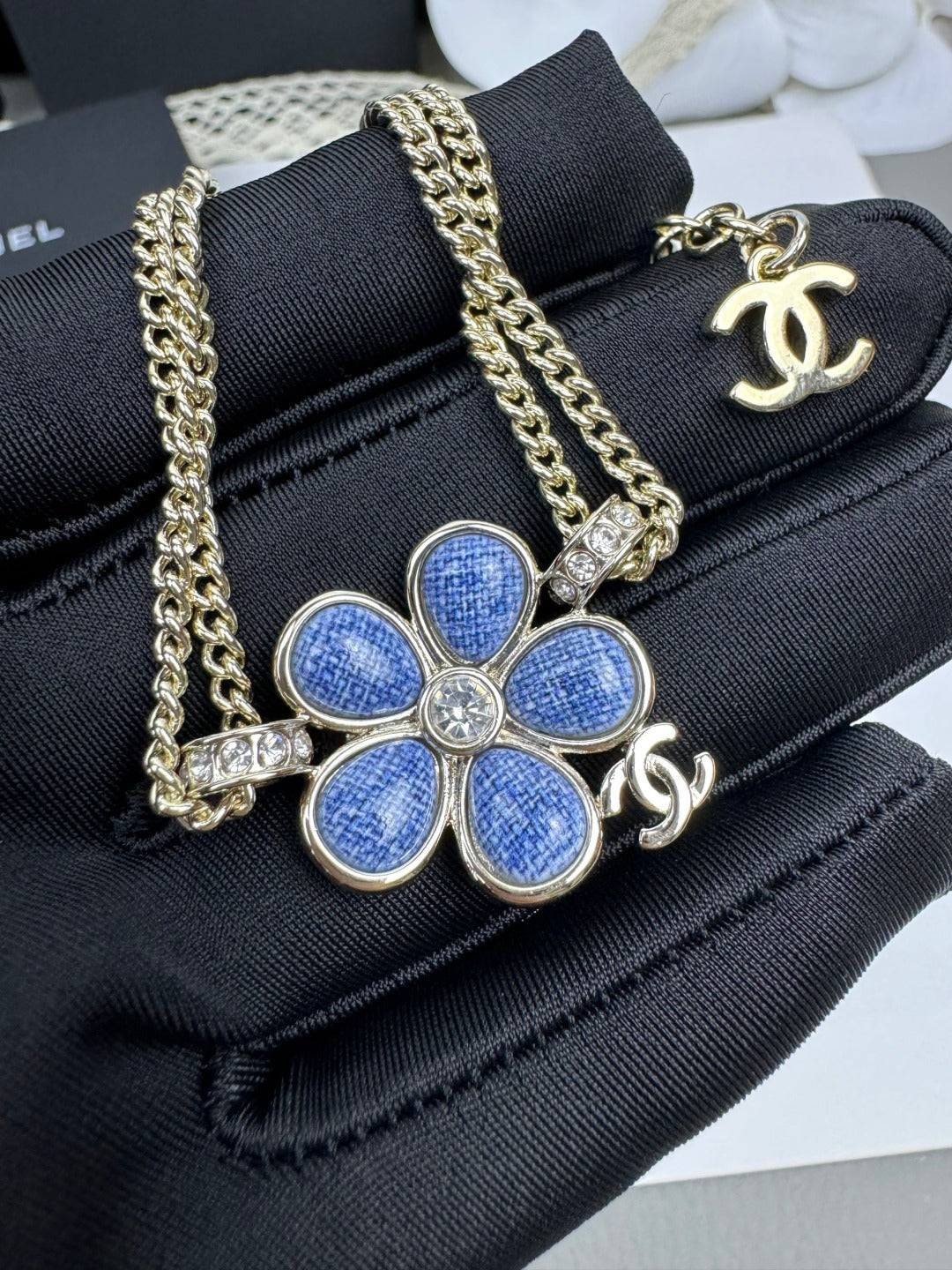 [Liorra]VOLTE New Blue Floral Double-Layer Bracelet