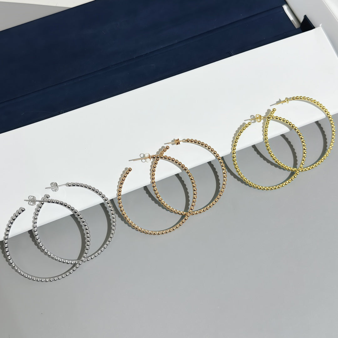 [Liorra]SMOOTH BEAD STUD EARRINGS