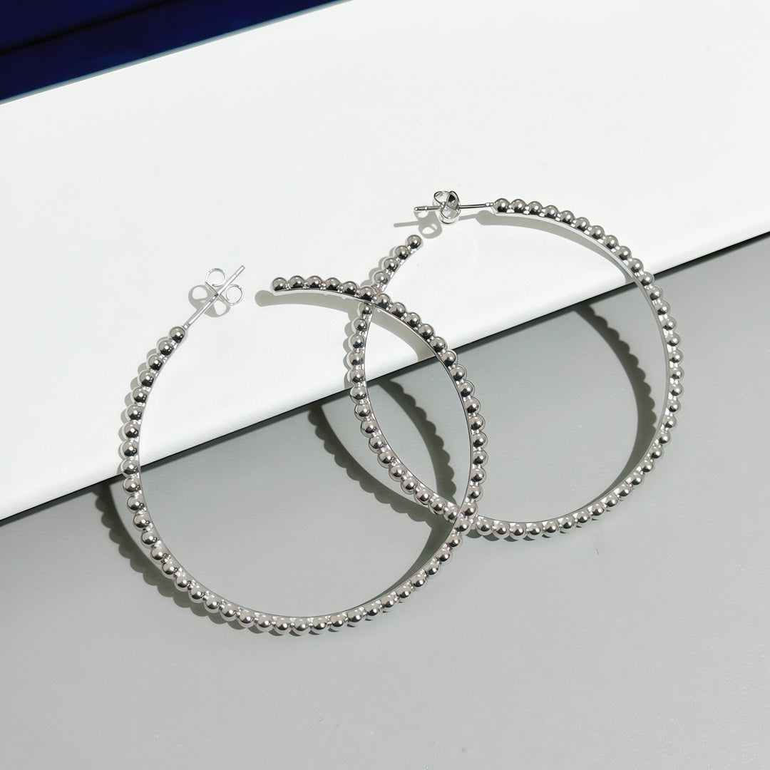 [Liorra]SMOOTH BEAD STUD EARRINGS