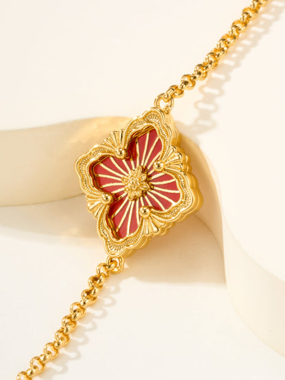 [Liorra]B.C.L ENAMELED One-Flower Bracelet£¨Various Colors)