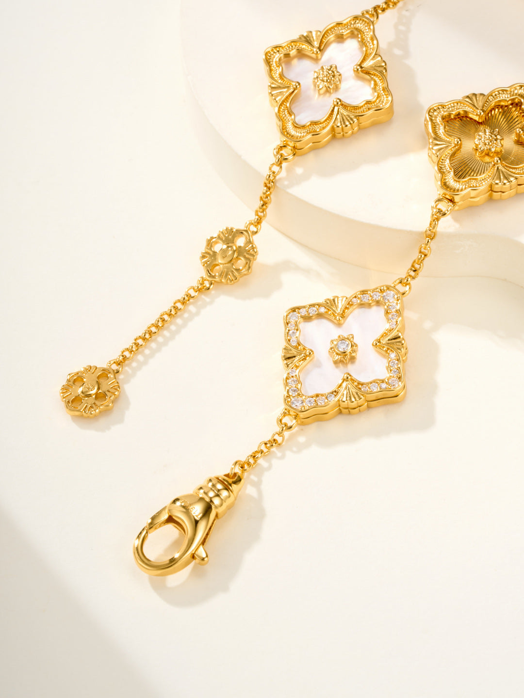 [Liorra]B.C.L ENAMELED Five-Flower Bracelet£¨Various Colors) BIG SIZE