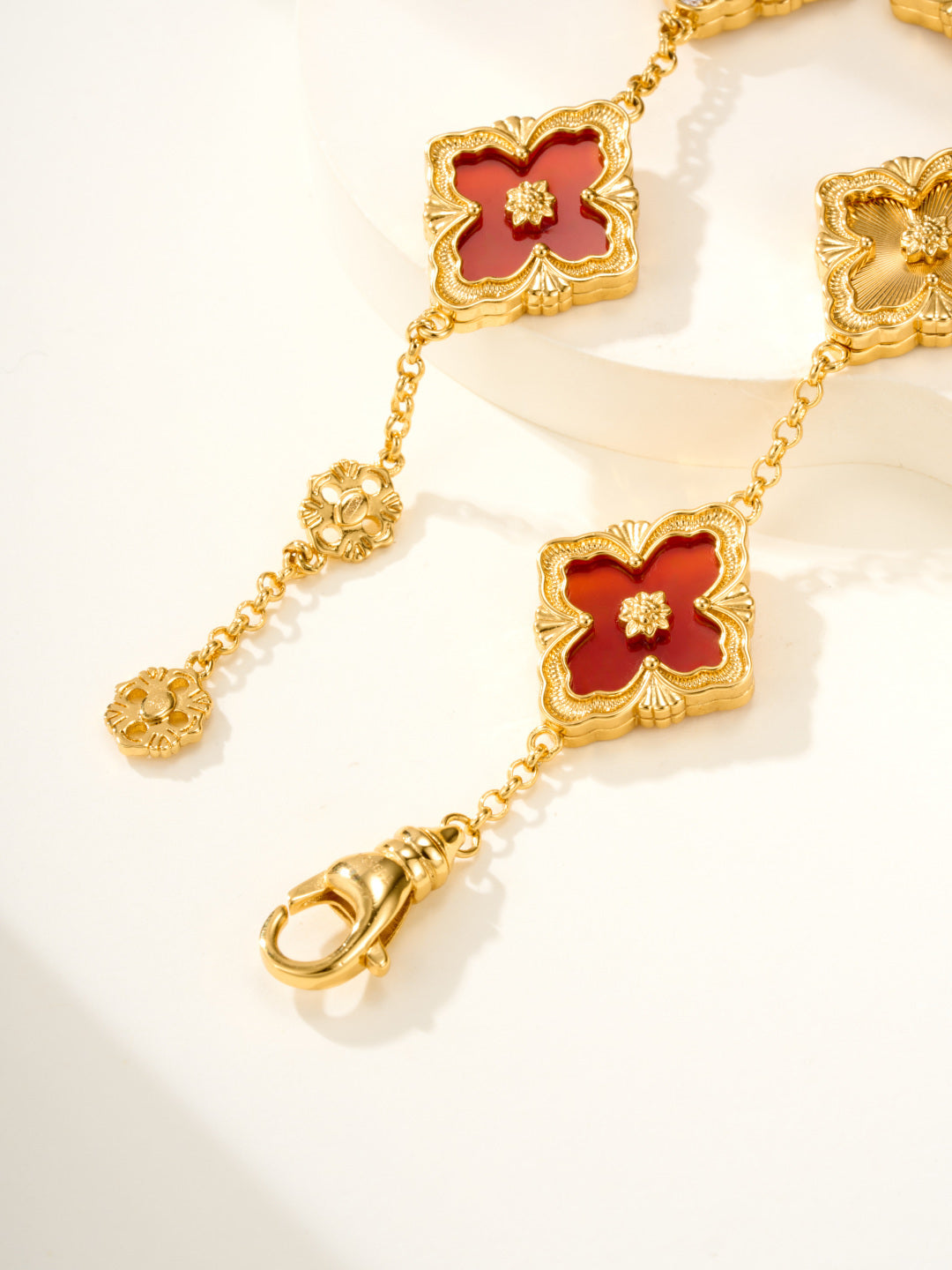 [Liorra]B.C.L ENAMELED Five-Flower Bracelet£¨Various Colors) BIG SIZE