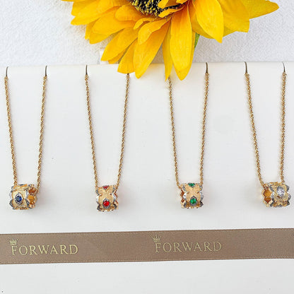 [Liorra] B.C.L ¡°Little Waist¡± Enamel  NECKLACE£¨Various colors