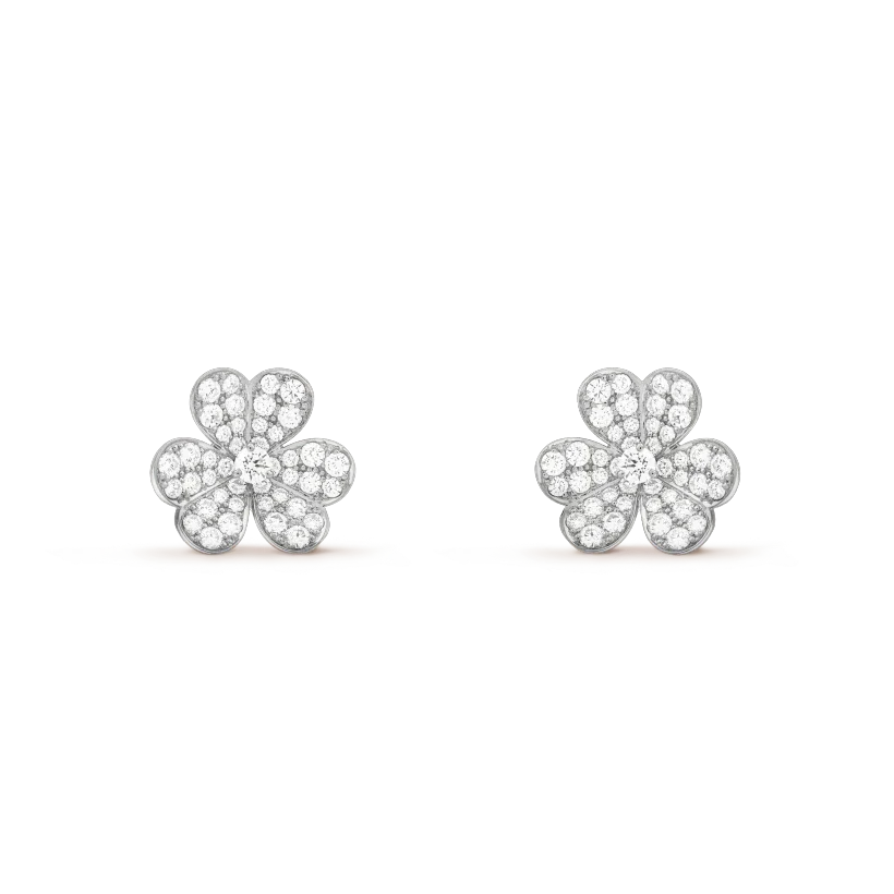 [Liorra]CLOVER COMOS DIAMOND EARRINGS SILVER